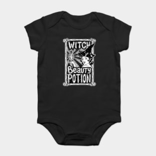 WITCH POTION Front & Back print Baby Bodysuit